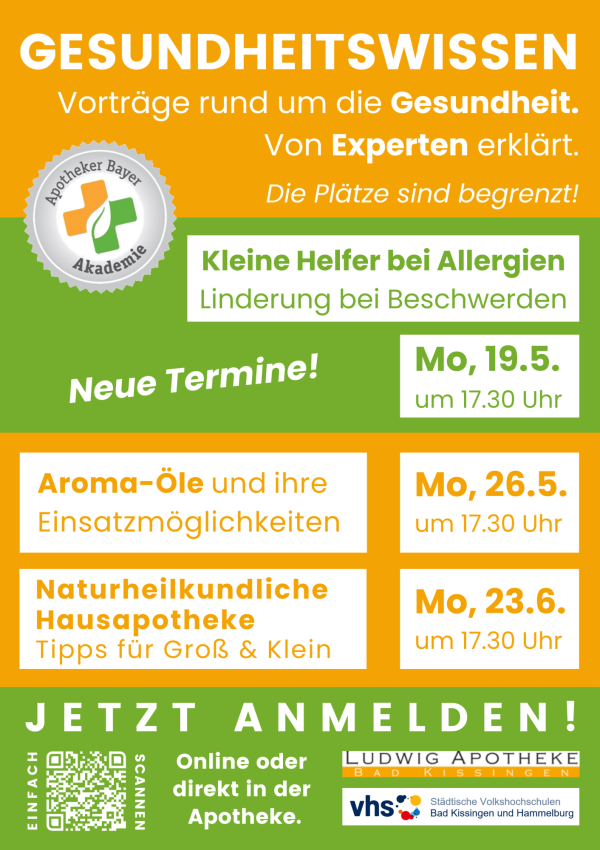 Vortragsprogramm Apotheker Bayer Akademie